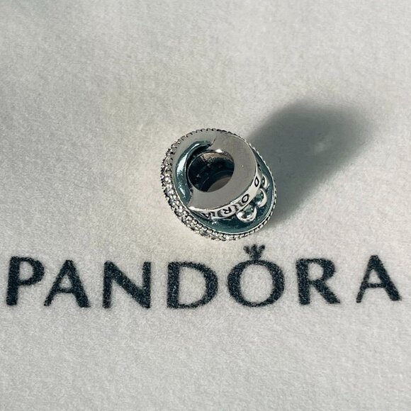 Pandora Signature Logo Pavé & Beads Charm - Picture 4 of 4